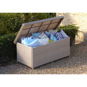 Bramblecrest Monterey Large Cushion Box with Liner - Sandstone